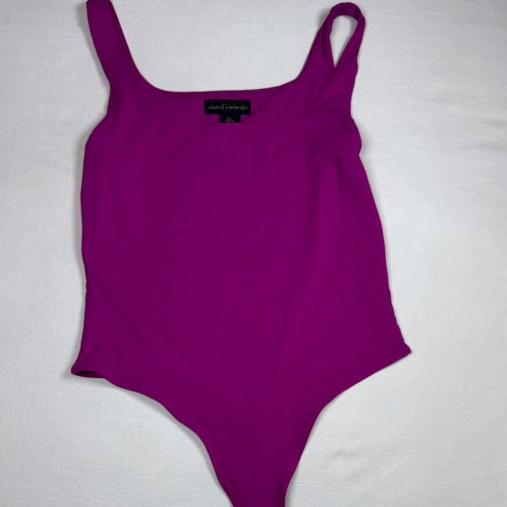 House of Harlow 1960 Magenta‎ One-Piece Bodysuit